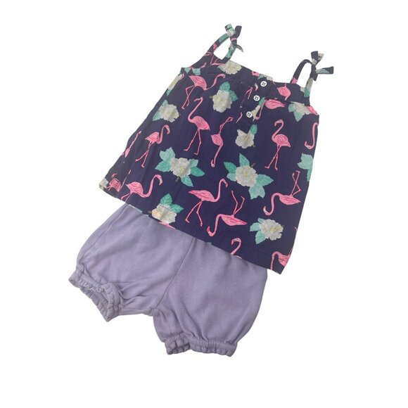 Baby Girls - 2 Leggings, 3 Shorts, 1 Skirt, 1‎ Top - Size 9 Months - Picture 5 of 13